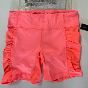 LuluLemon Mid-Rise Speed Track Shorts | Size 8 , 6" inseam | Bright Orange